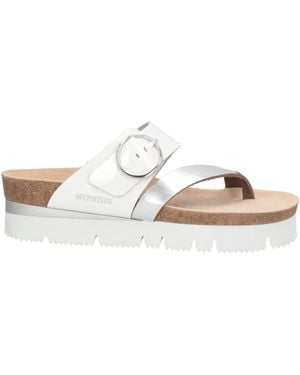 Mephisto Thong Sandal Leather - White