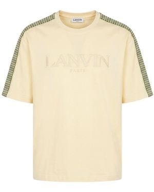 Lanvin T-Shirt Cotton - Natural