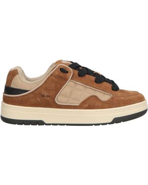 Date Trainers Leather, Textile Fibres - Brown