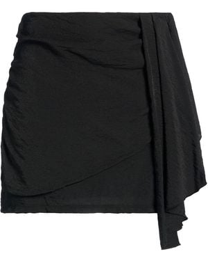 Haveone Mini Skirt Viscose, Nylon - Black
