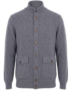 Barba Napoli Strickjacke - Blau