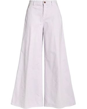 CIGALA'S Trousers Cotton, Elastane - Purple