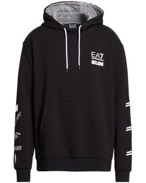 EA7 Sweatshirt Cotton, Polyester - Black