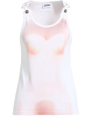 Jean Paul Gaultier Tank Top Cotton, Elastane - Pink