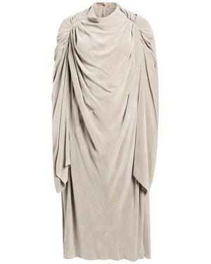 Rick Owens Midi Dress Viscose, Silk - Natural