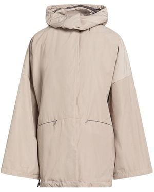 Hevò Coat Polyester, Cotton - Natural