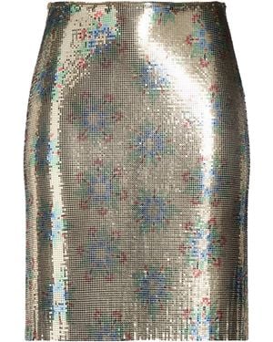 Rabanne Mini Skirt Aluminum - Metallic