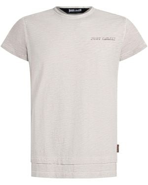 Just Cavalli Light T-Shirt Cotton - White