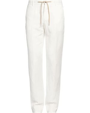 Berwich Trousers Lyocell, Linen - White
