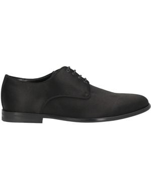 Dolce & Gabbana Lace-Up Shoes Textile Fibers - Black