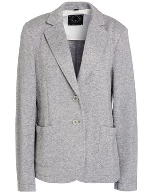 T-jacket By Tonello Blazer Rayon, Polyester, Polyamide - Grey