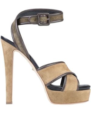 Sergio Rossi Sandals Calfskin - Metallic