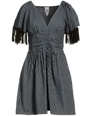 Le Volière Mini Dress Cotton - Black