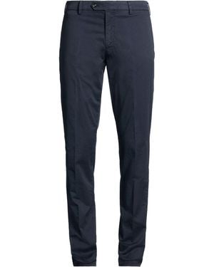Lardini Midnight Trousers Cotton, Elastane - Blue