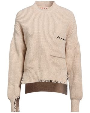 Marni Sweater Virgin Wool - Natural