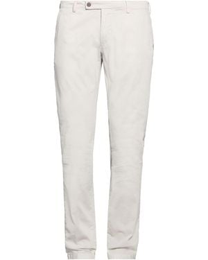 Berwich Vissuto Taupe Pants Cotton, Elastane - White