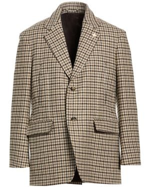 Lardini Blazer Wool, Cashmere - Brown
