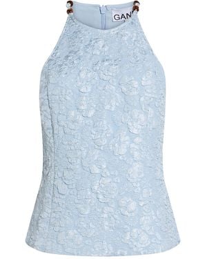 Ganni Top - Blue
