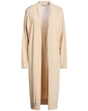 Bruno Manetti Sand Cardigan Viscose, Polyester - Natural