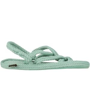 Bohonomad Sandals Textile Fibers - Green