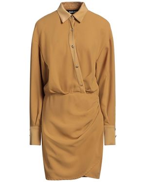 Just Cavalli Mini Dress Polyester - Natural