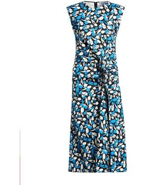 Mantu Maxi Dress Cotton, Elastane - Blue