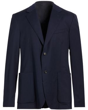 Lanvin Midnight Blazer Wool, Elastane - Blue