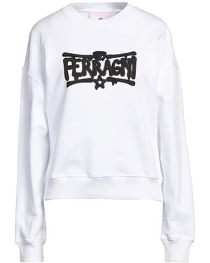 Chiara Ferragni Sweatshirt Cotton - White