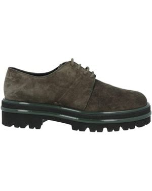 Pons Quintana Military Lace-Up Shoes Leather - Brown