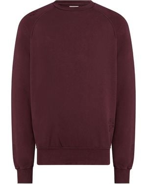 In The Box Plum Sweatshirt Cotton - Red