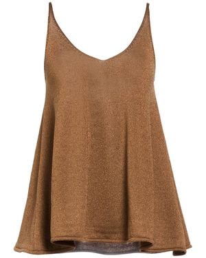 Circus Hotel Top Viscose, Polyamide, Metallic Fiber, Polyester - Brown
