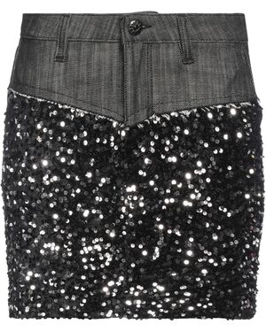 Shaft Denim Skirt Cotton, Elastane, Polyester - Black
