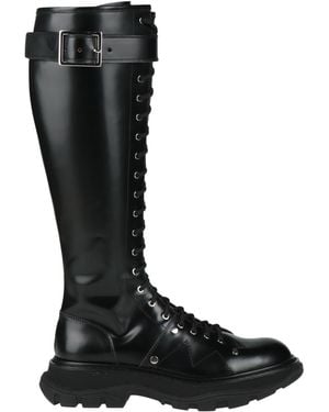 McQueen Boot Leather - Black