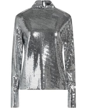 Maje Top Polyamide, Polyester, Metallic Fiber, Elastane - Gray