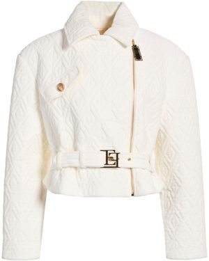 Elisabetta Franchi Jackets - White