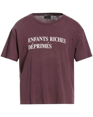 Enfants Riches Deprimes Mauve T-Shirt Cotton - Purple