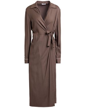 Peserico Midi Dress - Brown