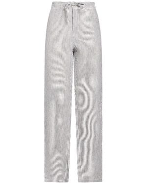 120% Lino Trousers Linen - Grey