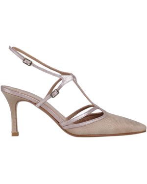 Rose's Roses Antique Rose Pumps Leather - Pink
