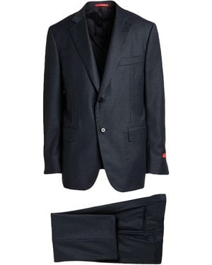 Isaia Suit Wool - Blue
