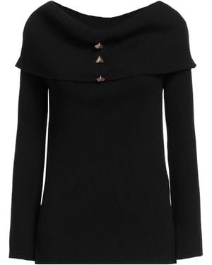 Akep Jumper Viscose, Polyamide, Elastic Fibres - Black
