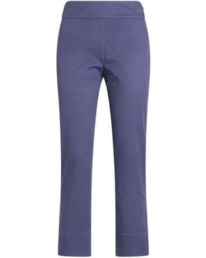 ALESSIA SANTI Trousers Cotton, Elastane - Blue