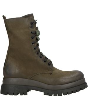 METISSE Ankle Boots Leather - Green