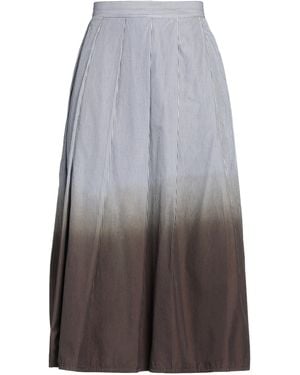 Hache Midi Skirt - Gray