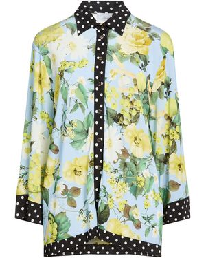 Clips More Shirt Viscose, Elastane - Green