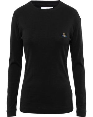 Vivienne Westwood Hebo Top T-Shirt Viscose, Elastane - Black