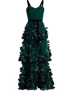 Marchesa Vestito Lungo - Verde