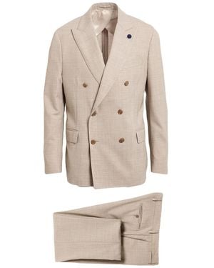 Lardini Suit Wool - Natural