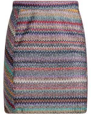Missoni Mini Skirt Viscose, Polyester, Polyamide - Gray
