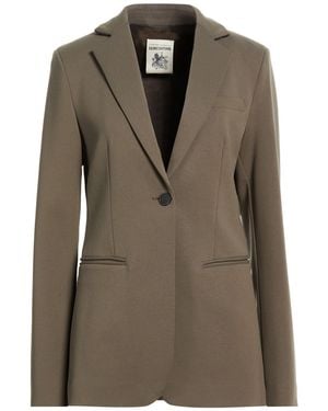 Semicouture Blazer Viscose, Polyamide, Elastane - Green